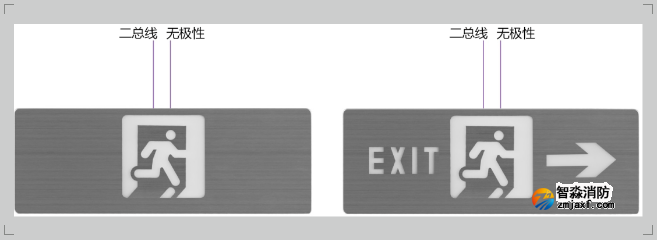 集中电源集中控制型乐鱼在线(中国)应急疏散标志灯(嵌装式)接线图