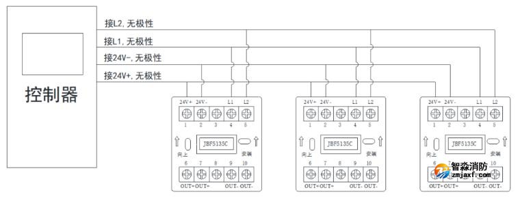 JBF5135C中继模块接线图 JBF5135C中继模块接线图