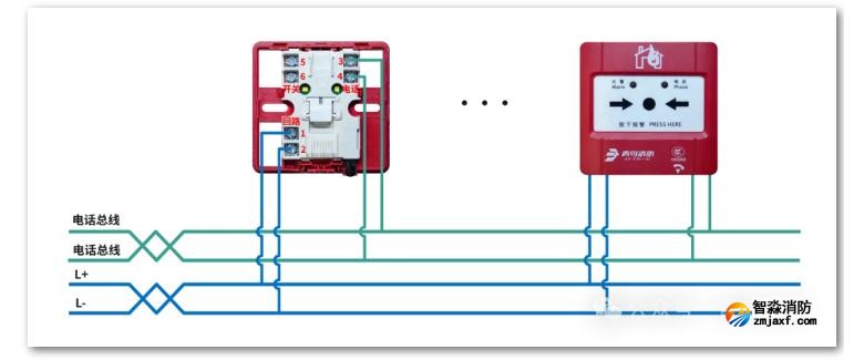 J-SAP-JBF4121B-P手动火灾报警按钮接线图