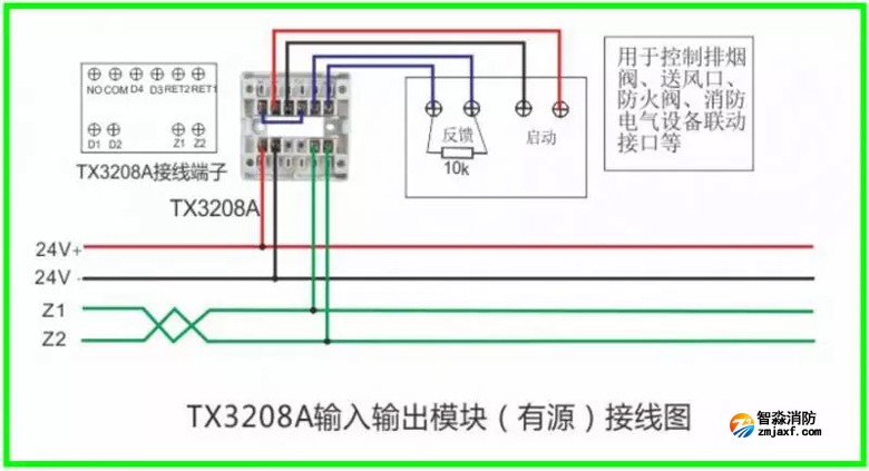 泰和安火灾报警产品接线示意图 泰和安火灾报警产品接线示意图