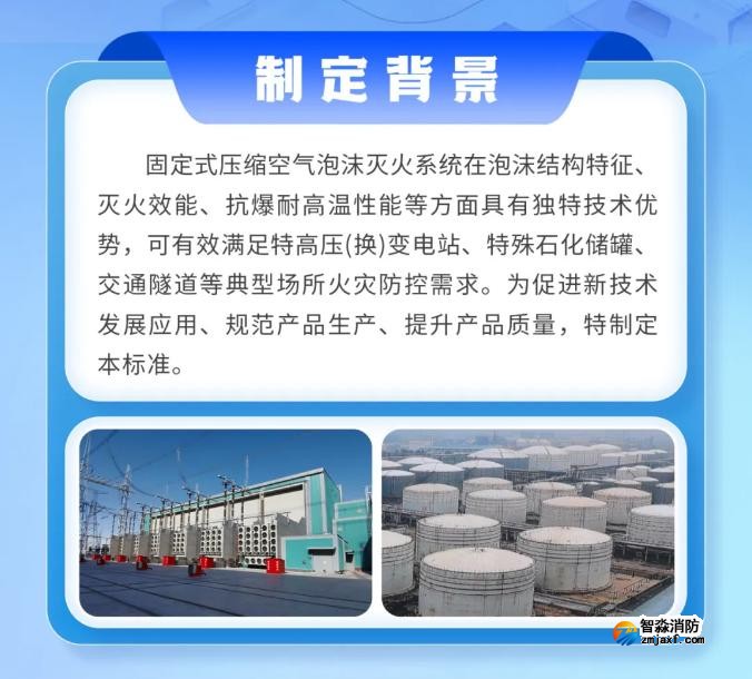 《固定式压缩空气泡沫灭火系统》GB/T44186-2024新规解读 《固定式压缩空气泡沫灭火系统》GB/T44186-2024新规解读