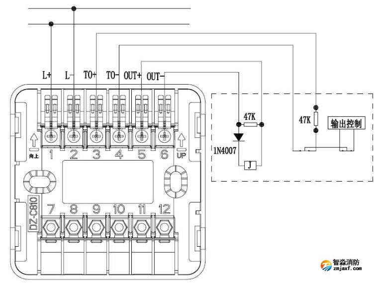 KZJ-C855输入/输出模块接线图