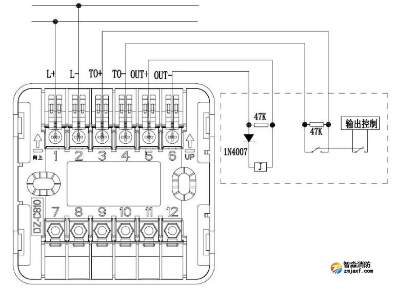 KZJ-C855输入/输出模块接线图