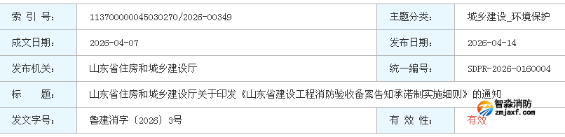 山东省住房和城乡建设厅关于印发《山东省建设工程乐鱼在线(中国)验收备案告知承诺制实施细则》的通知
