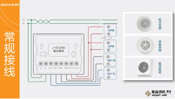 J-SCM40输出模块接线图